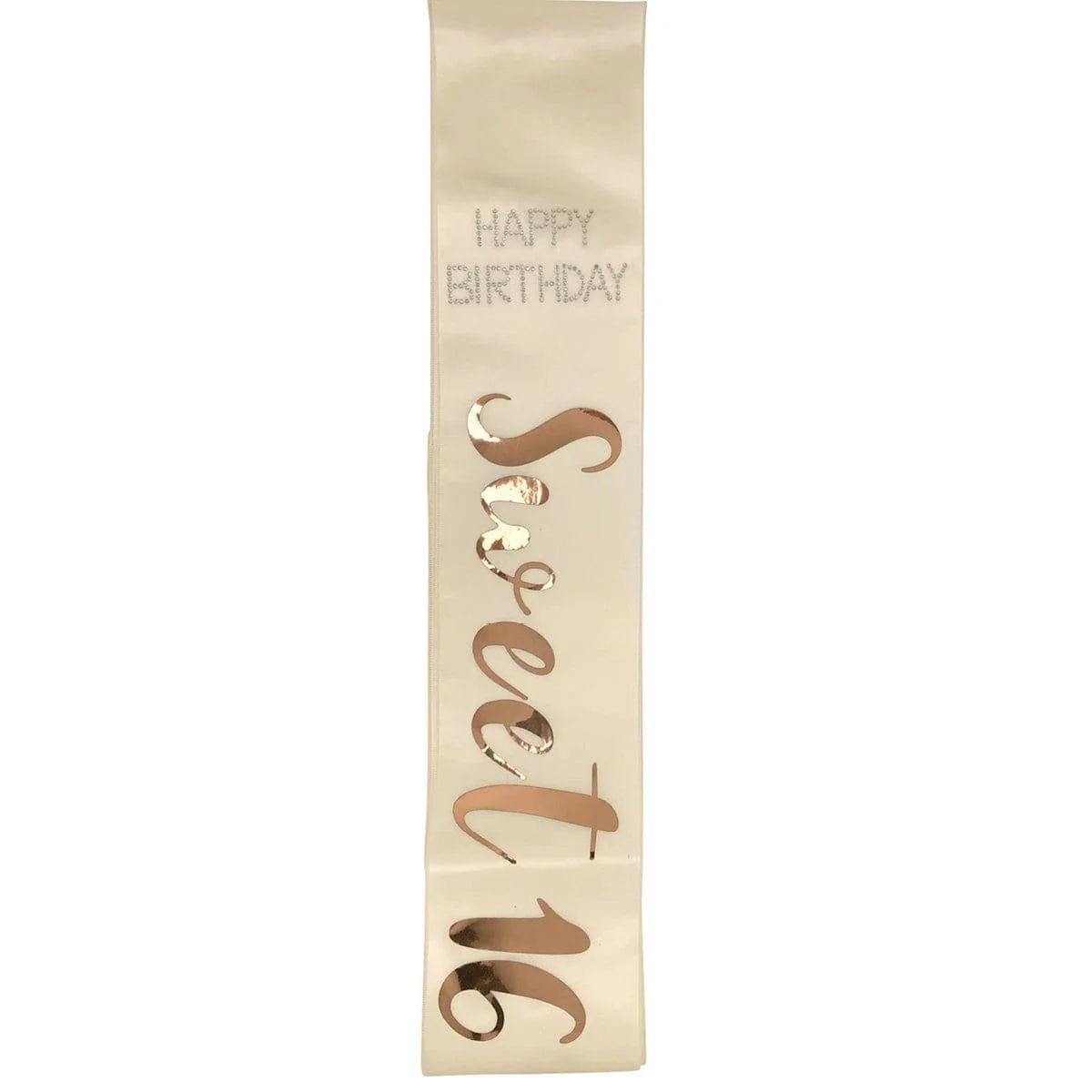 16th Birthday Sash Rose Gold