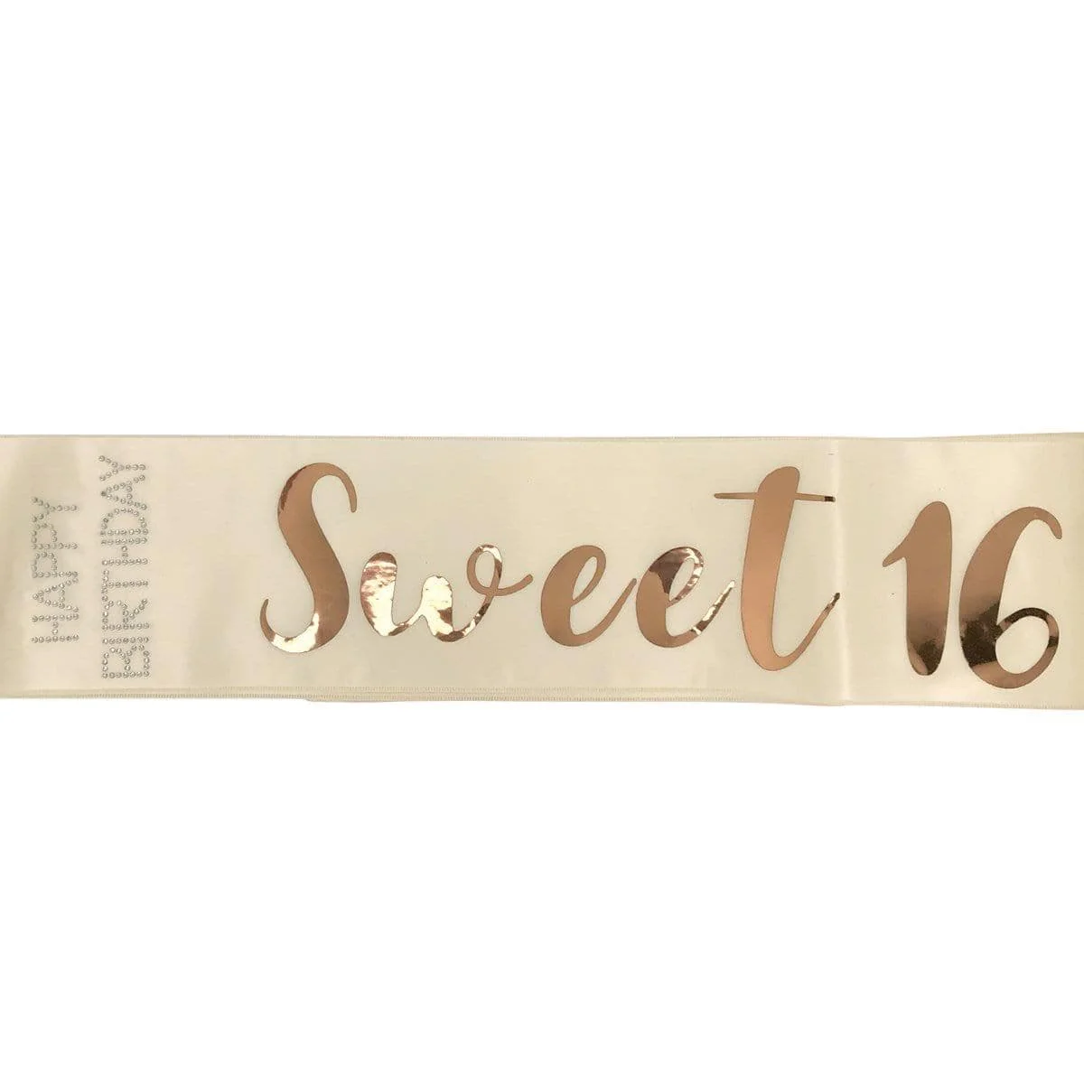 16th Birthday Sash Rose Gold - Image 2