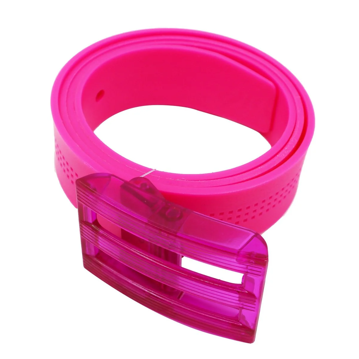 80s Pink Neon Belt for Adults
