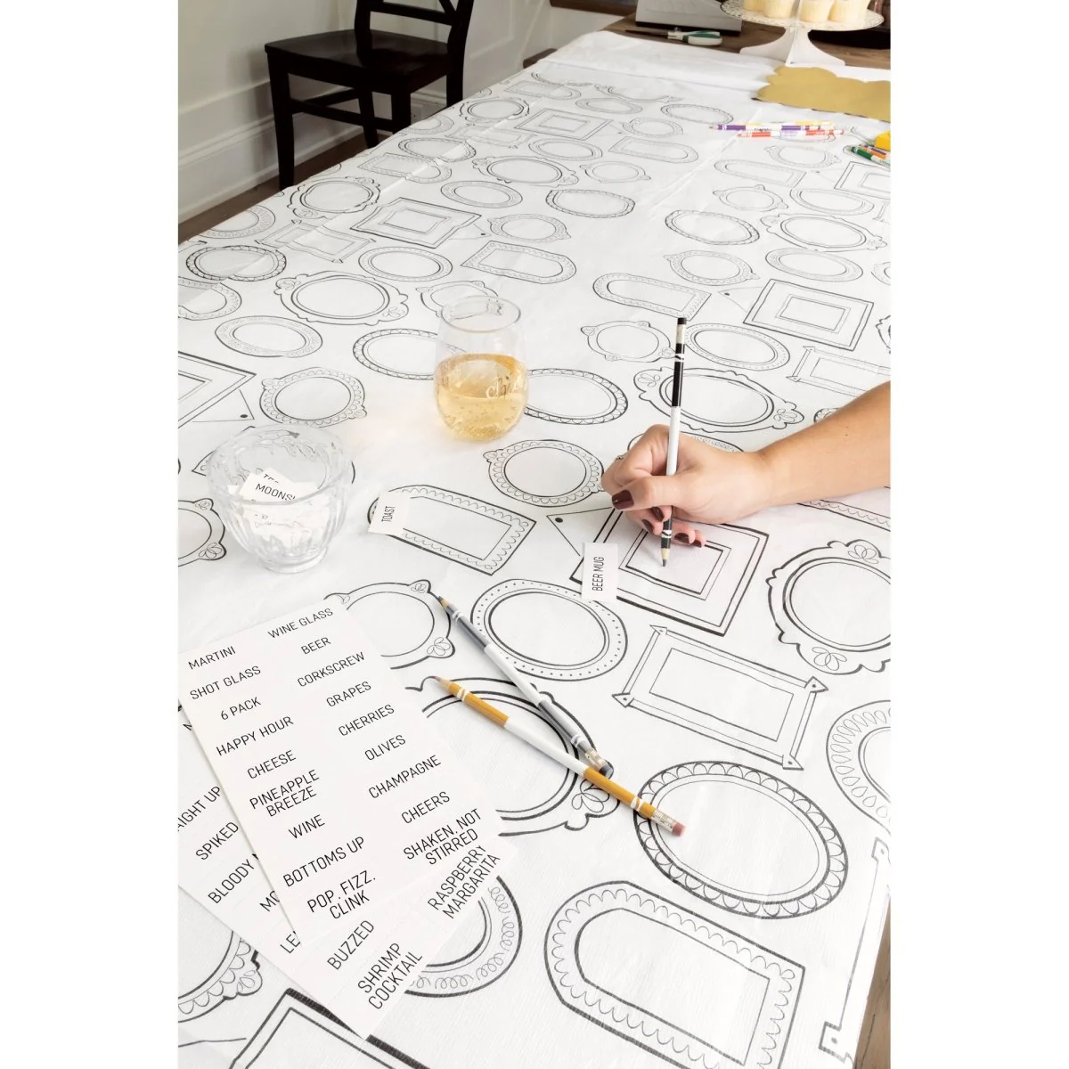 Activity Rectangular Paper Table Cover, 54 x 84 Inches, 1 Count - Image 2