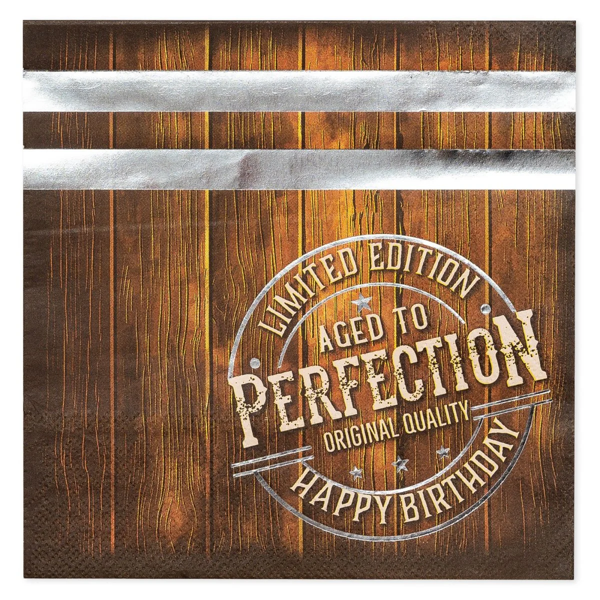 Aged to Perfection Birthday Large Lunch Napkins, 16 Count