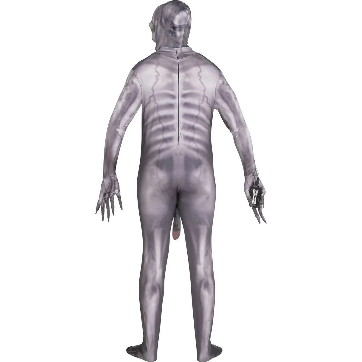 Alien Prober Costume for Adults, Jumpsuit with Mask - Image 3