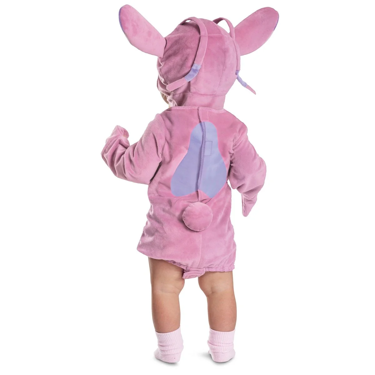 Angel Classic Costume for Toddlers, Disney, Pink Jumpsuit with Headpiece - Image 3