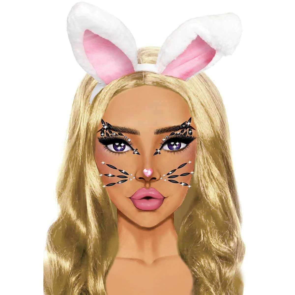Animal Adhesive Face Jewels - Image 3