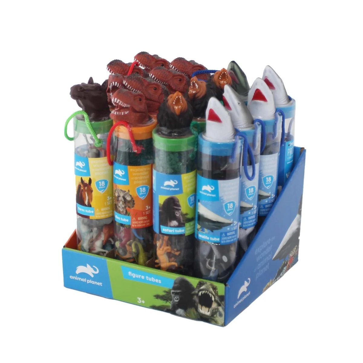 Animal Planet Animal Figurine Tube, Assortment, 18 Count - Image 2