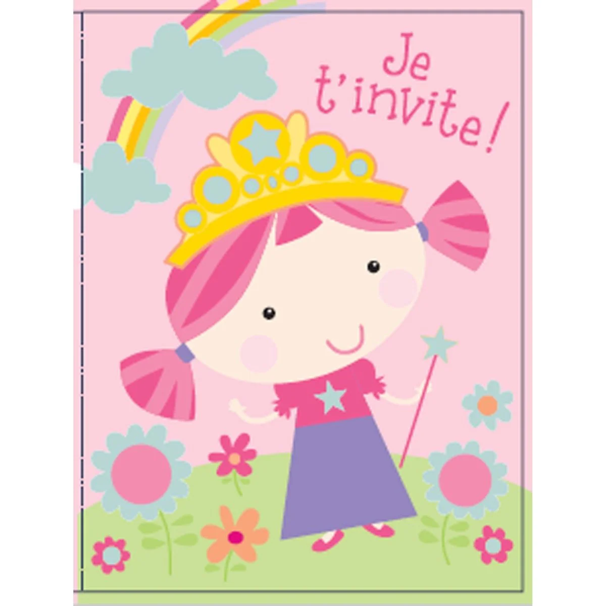 Baby Birthday Party Invitation Cards, 10 Count