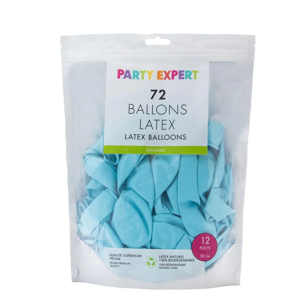 Baby Blue Latex Balloon 12 Inches, 72 Count - Image 3