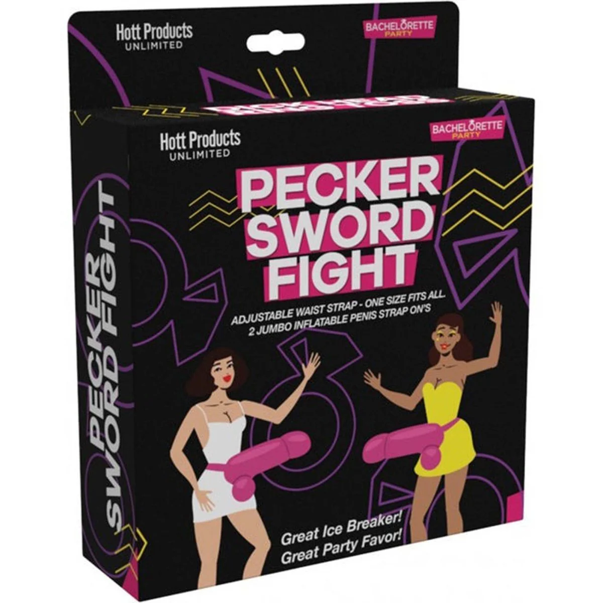 Bachelorette Party Inflatable Pecker Sword Fight, 2 Count - Image 2