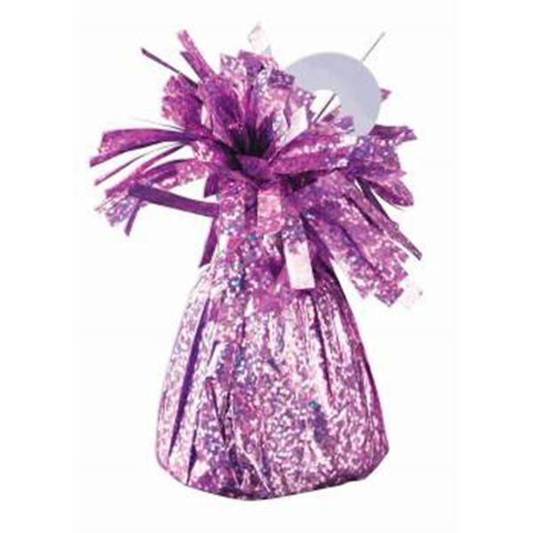 Light Pink Holographic Balloon Weight