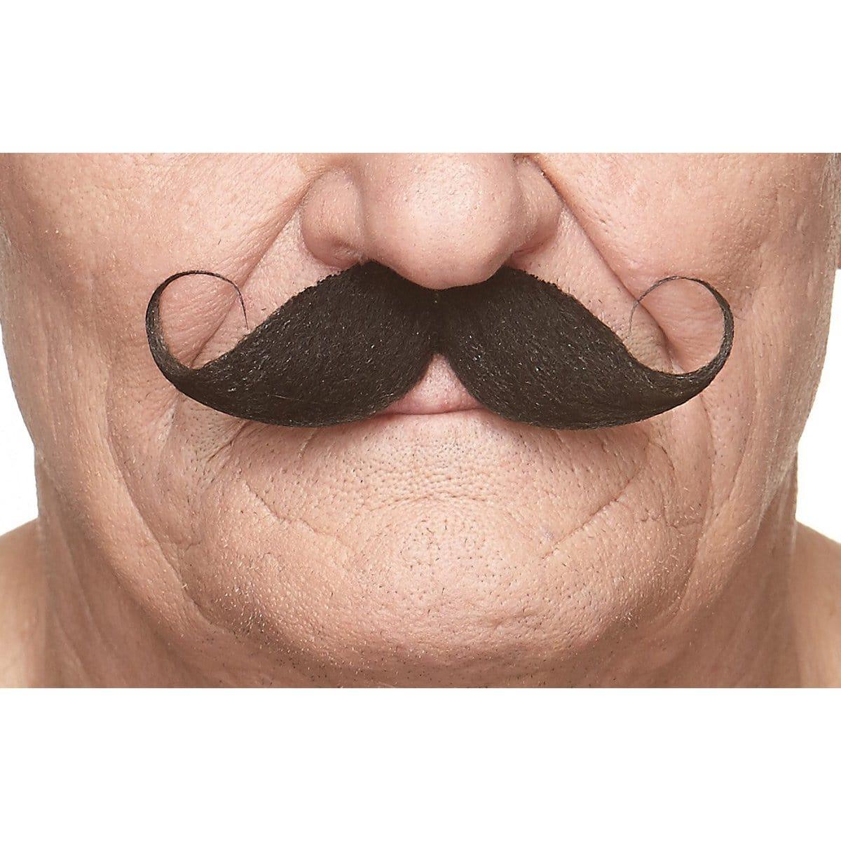 Black barbershop mustache