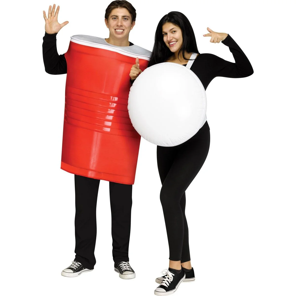 Beer Pong Couple Costume for Adults