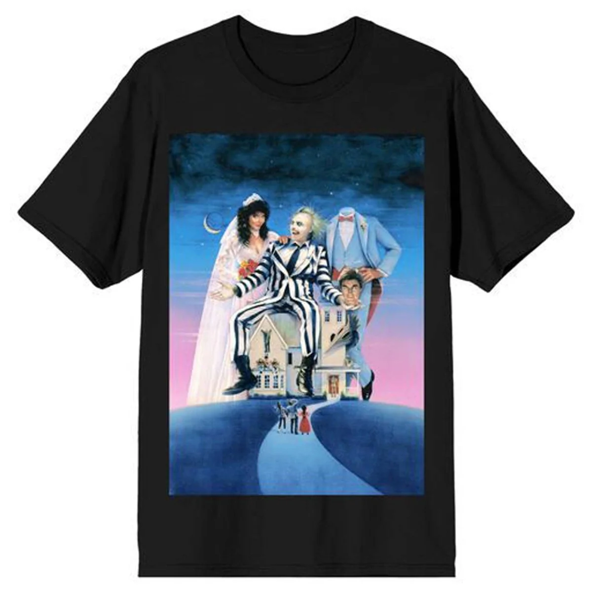 Beetlejuice Over Yard T-Shirt for Adults