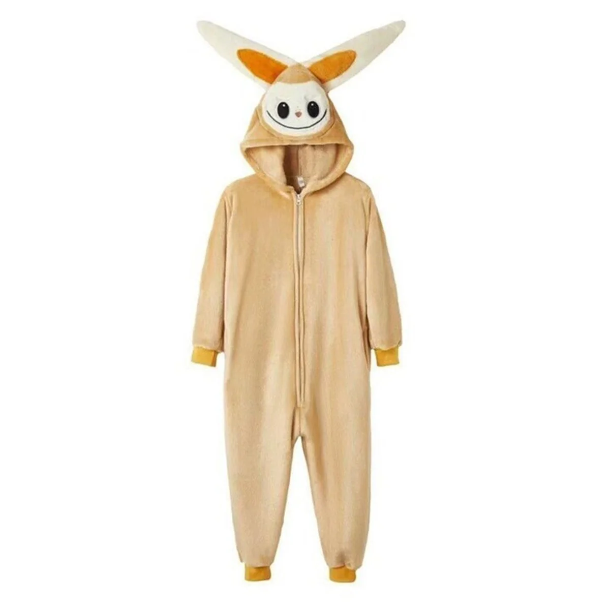 Beige Lafufu Costume for Kids, Hooded Jumpsuit - Image 3