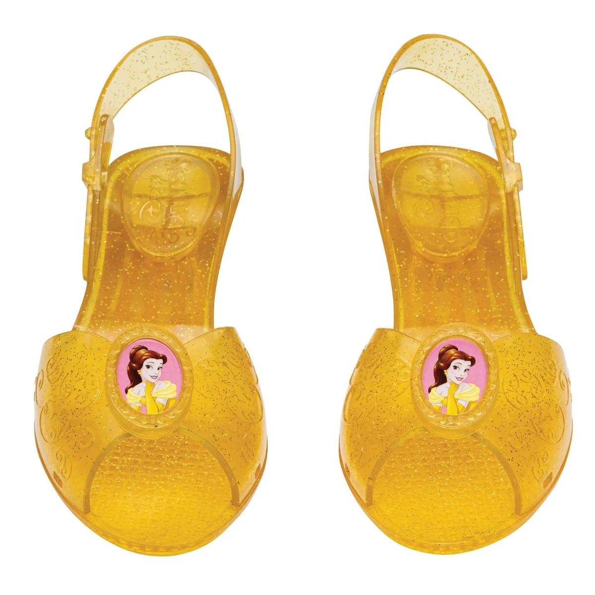 Belle Yellow Jelly Shoes for Kids, Disney