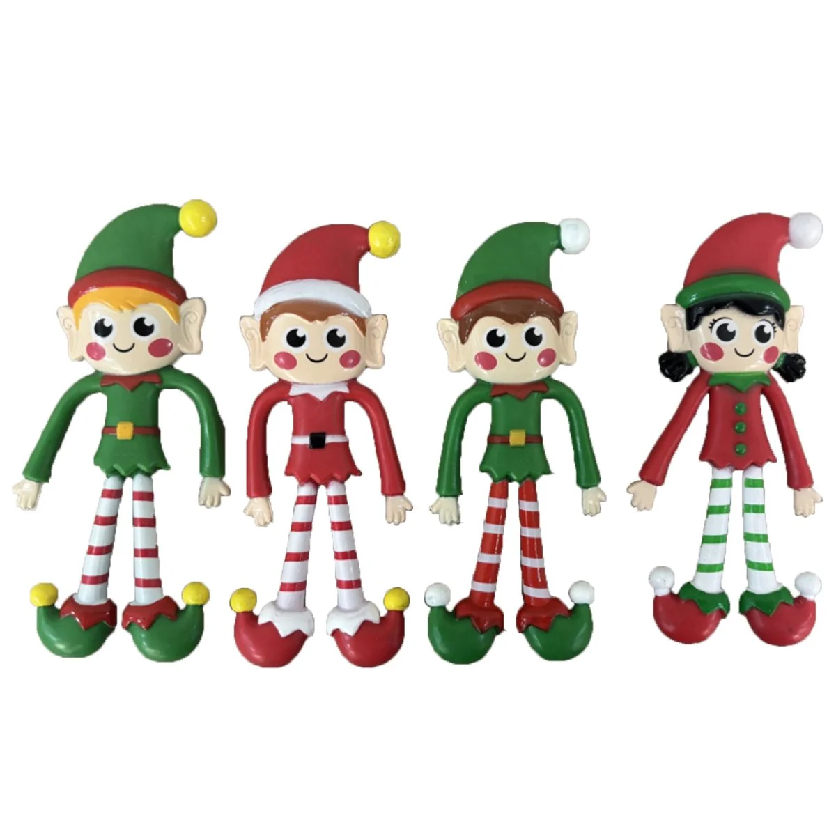 Bendable Christmas Elf, Assortment, 1 Count