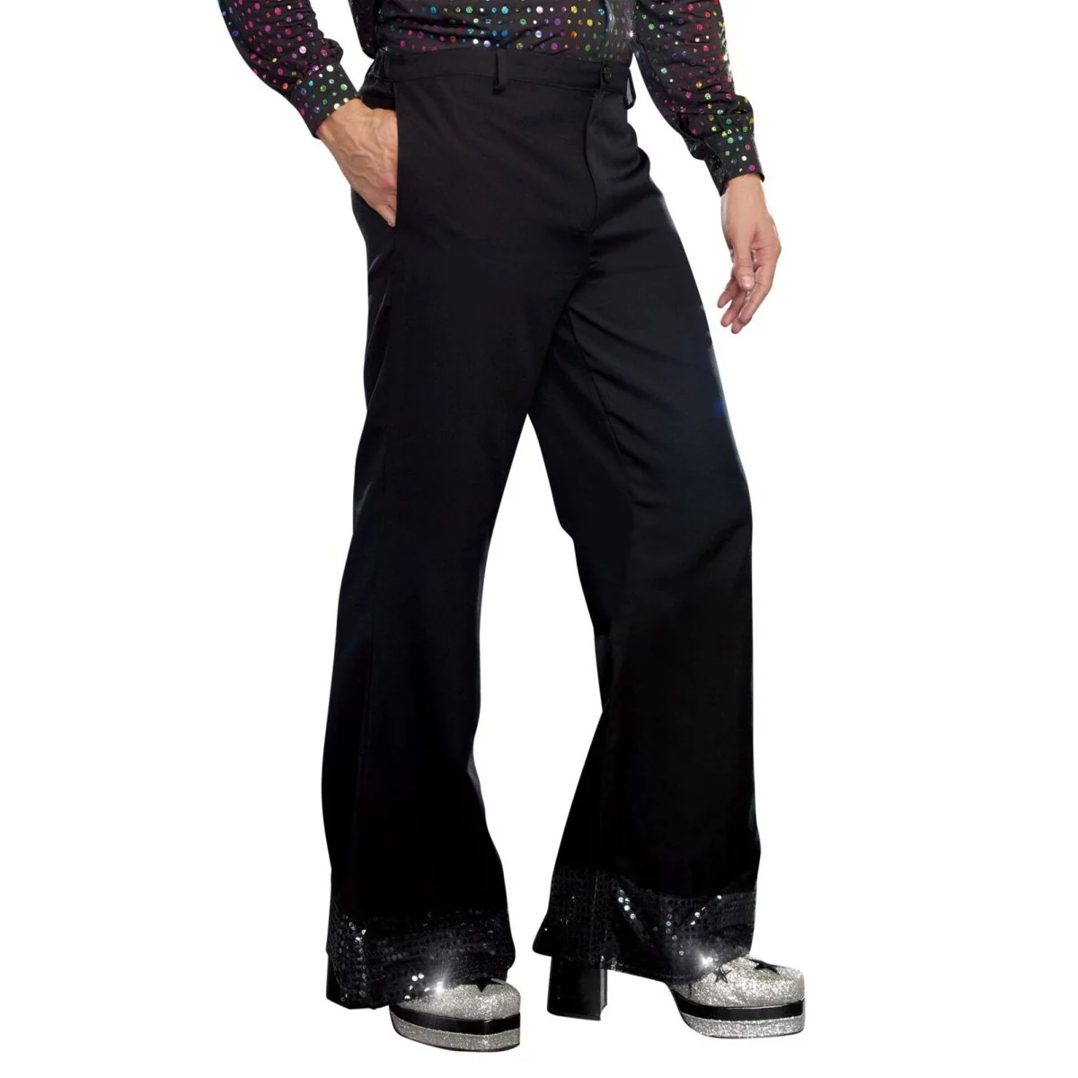 Black Disco Pants for Adults