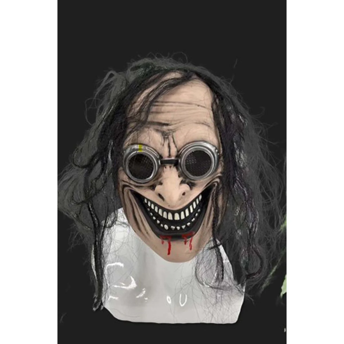 Black Mad Scientist Mask for Adults - Image 2