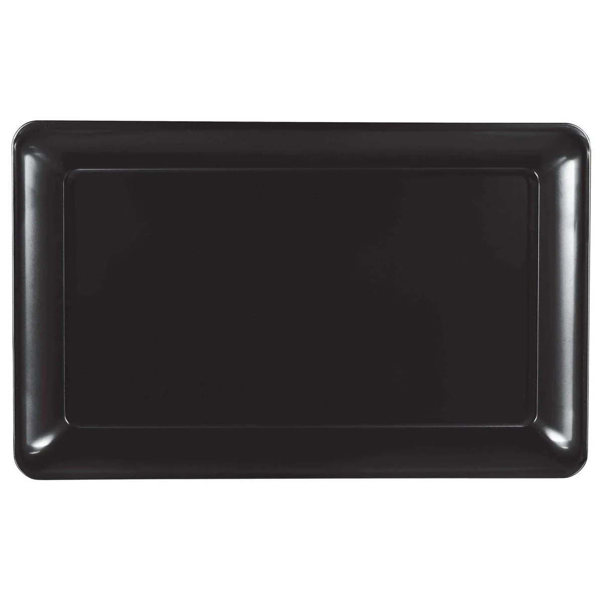 Black Recyclable Plastic Tray, 11 x 18 Inches, 1 Count