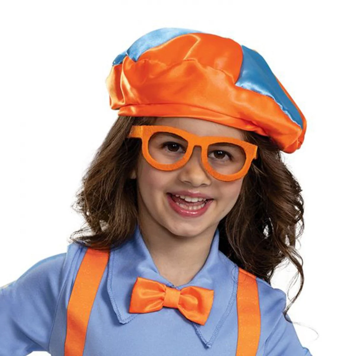 Blippi Classic Dress Costume for Toddlers, Blue and Orange Dress - Image 2