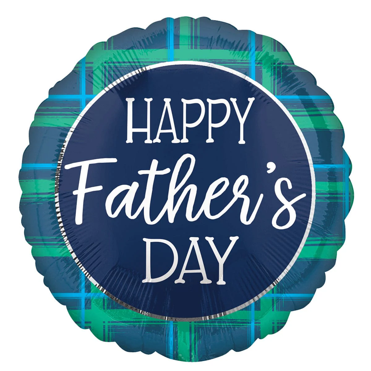 Blue "Happy Father's Day" Foil Balloon 18 in