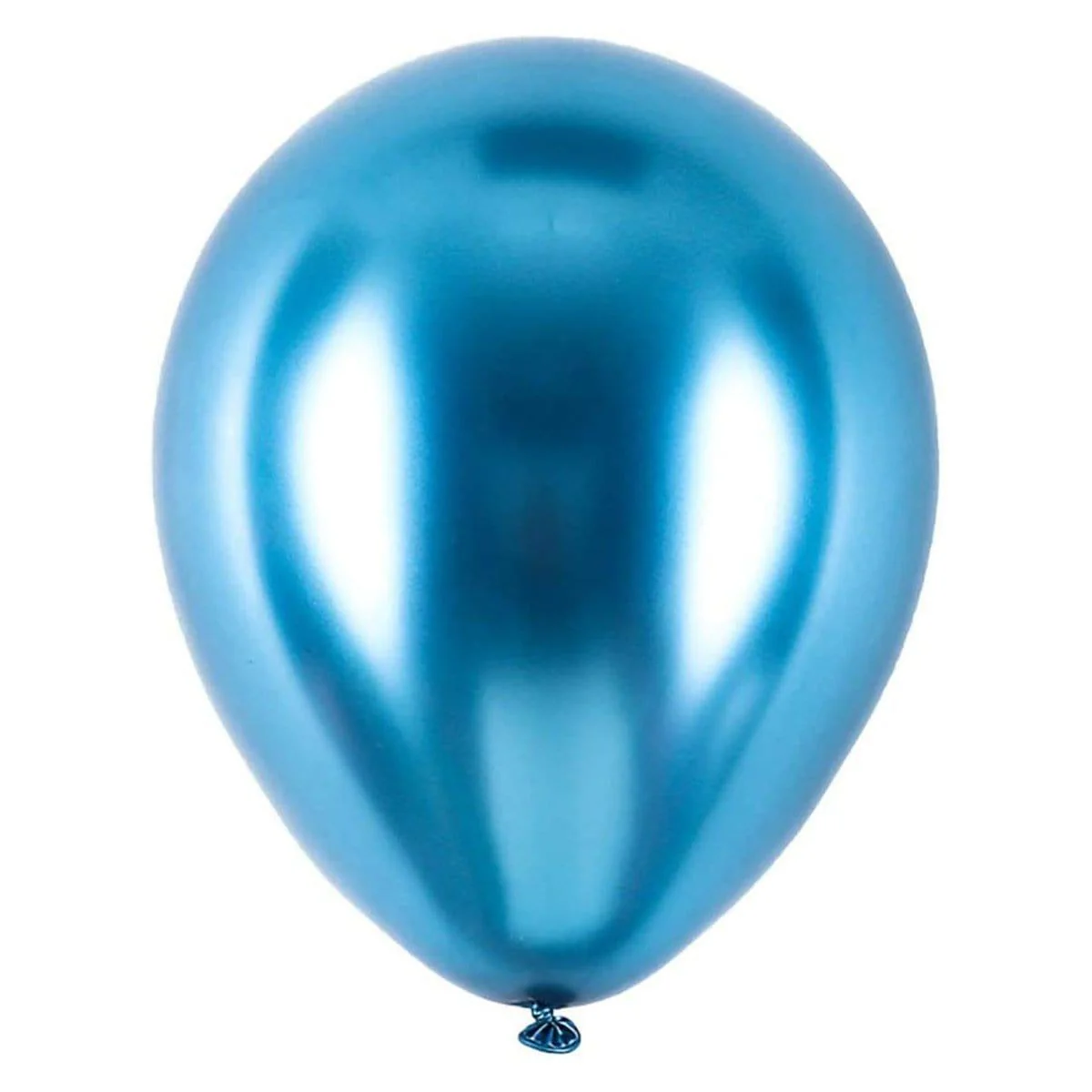 Blue Latex Balloon 12 Inches, Chrome Collection, 15 Count - Image 2
