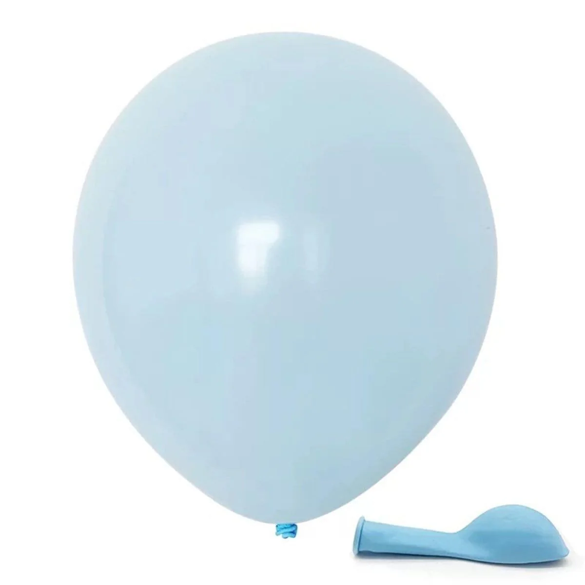 Blue Latex Balloon 12 Inches, Macaroon Collection, 72 Count - Image 2