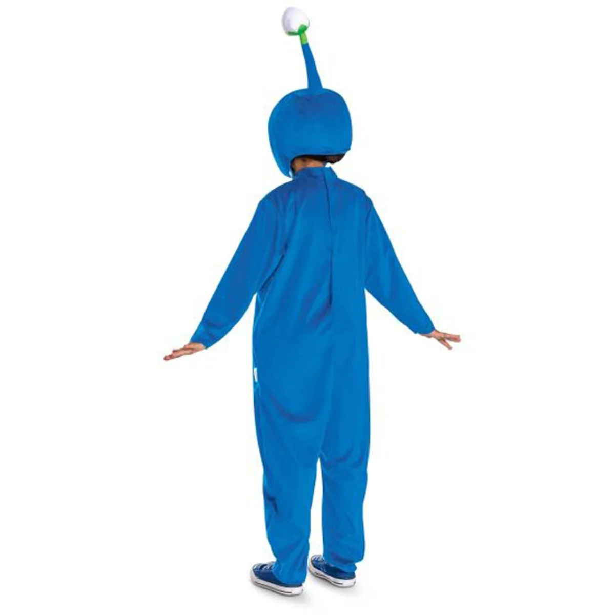Blue Pikmin Classic Costume for Kids, Nintendo, Jumpsuit and Headpiece - Image 2