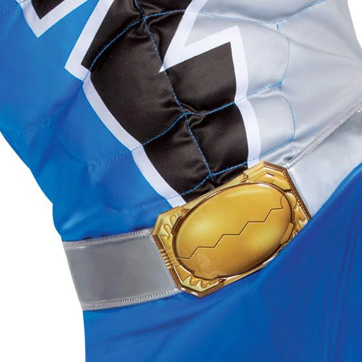 Blue Ranger Costume for Kids, Power Ranger Dino - Image 3