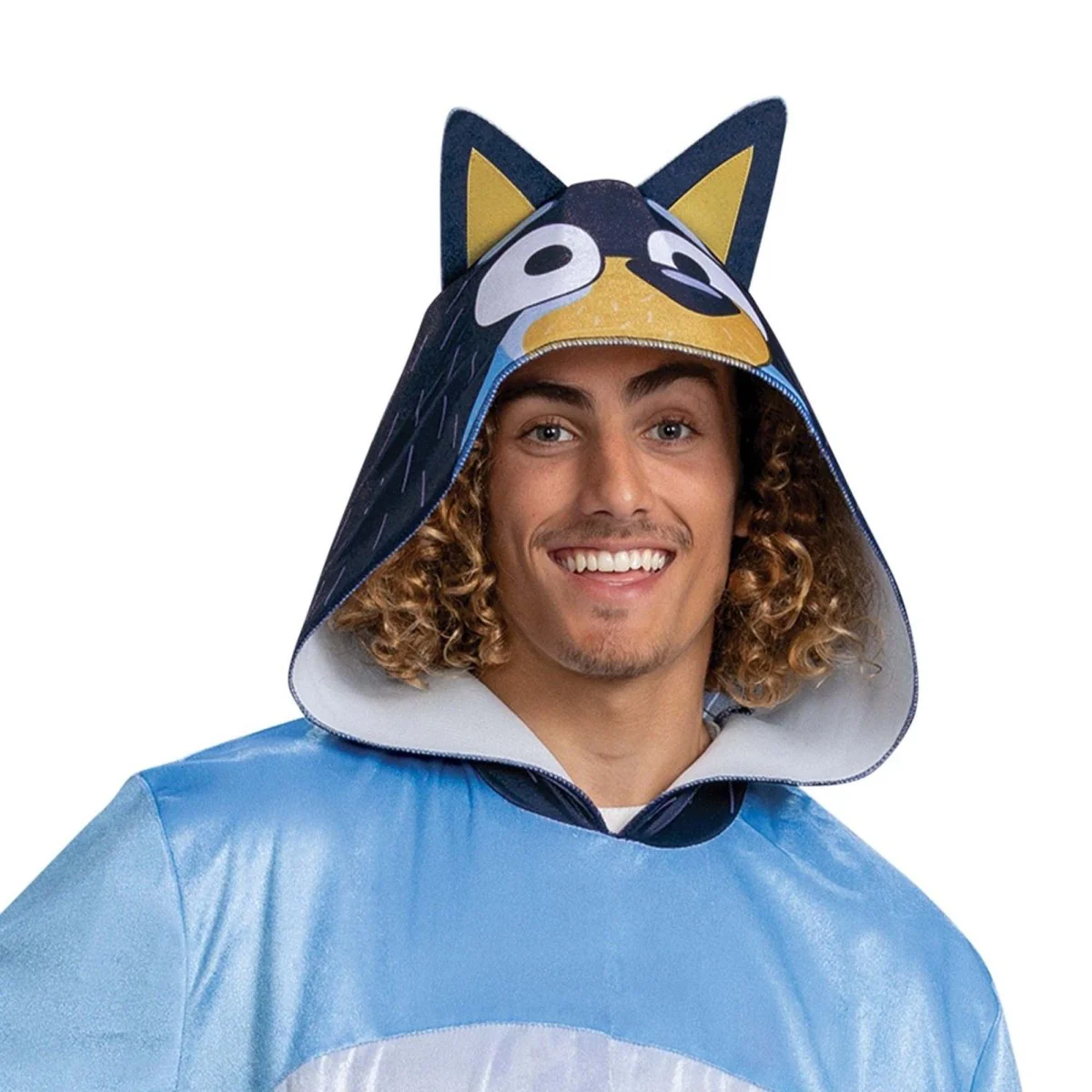 Bluey Bandit Hooded Jumpsuit Costume for Adults - Image 3