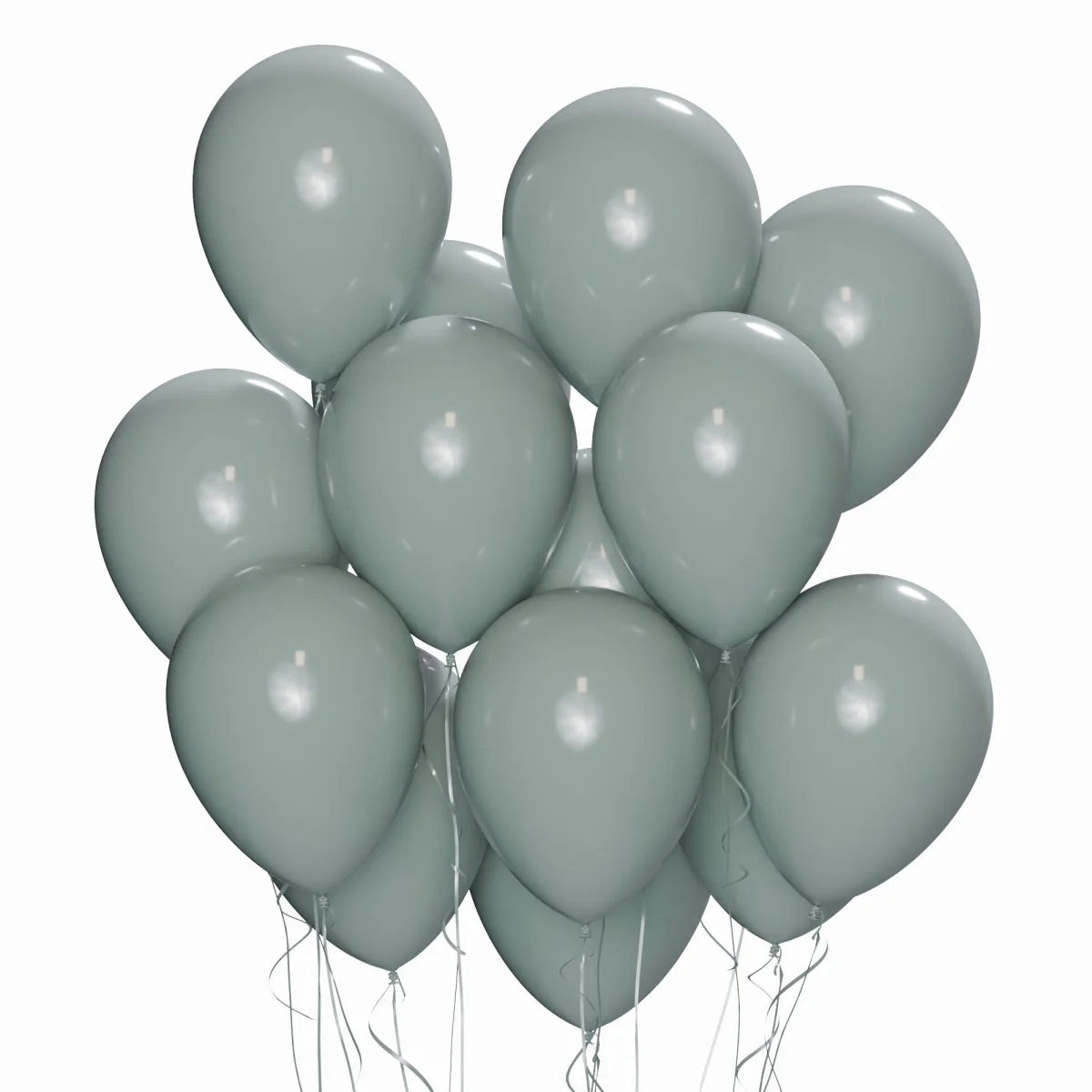 Boho Green Latex Balloons, 12 Inches, 15 Count