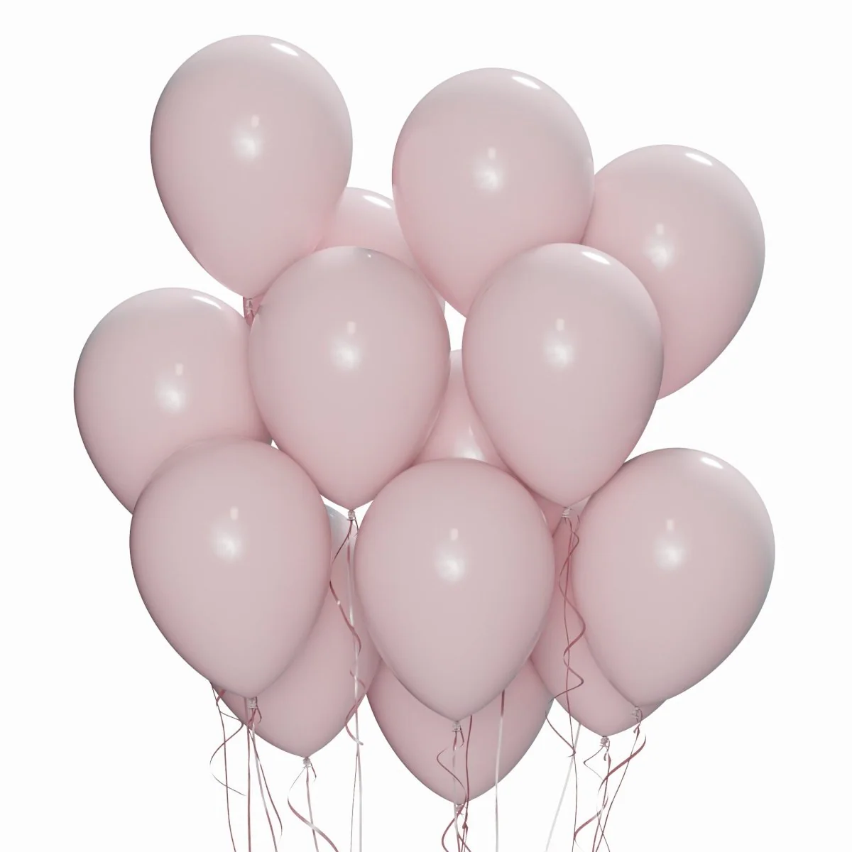Boho Pink Latex Balloons, 12 Inches, 72 Count