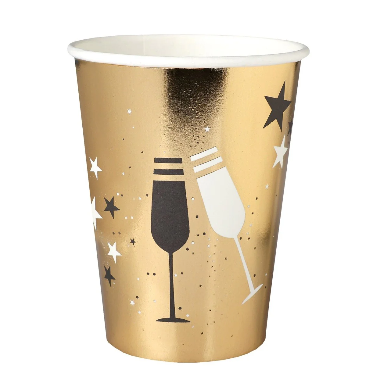 "Bonne Année" Champagne Paper Cups, 10 Count