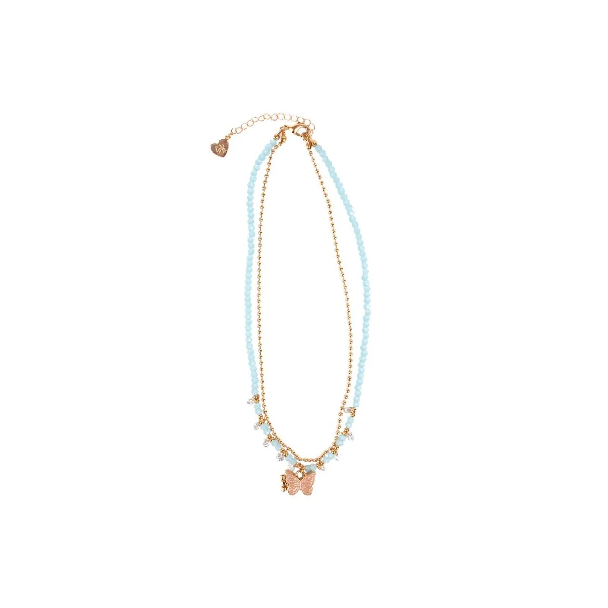 Boutique Boho Butterfly Necklace, 1 Count