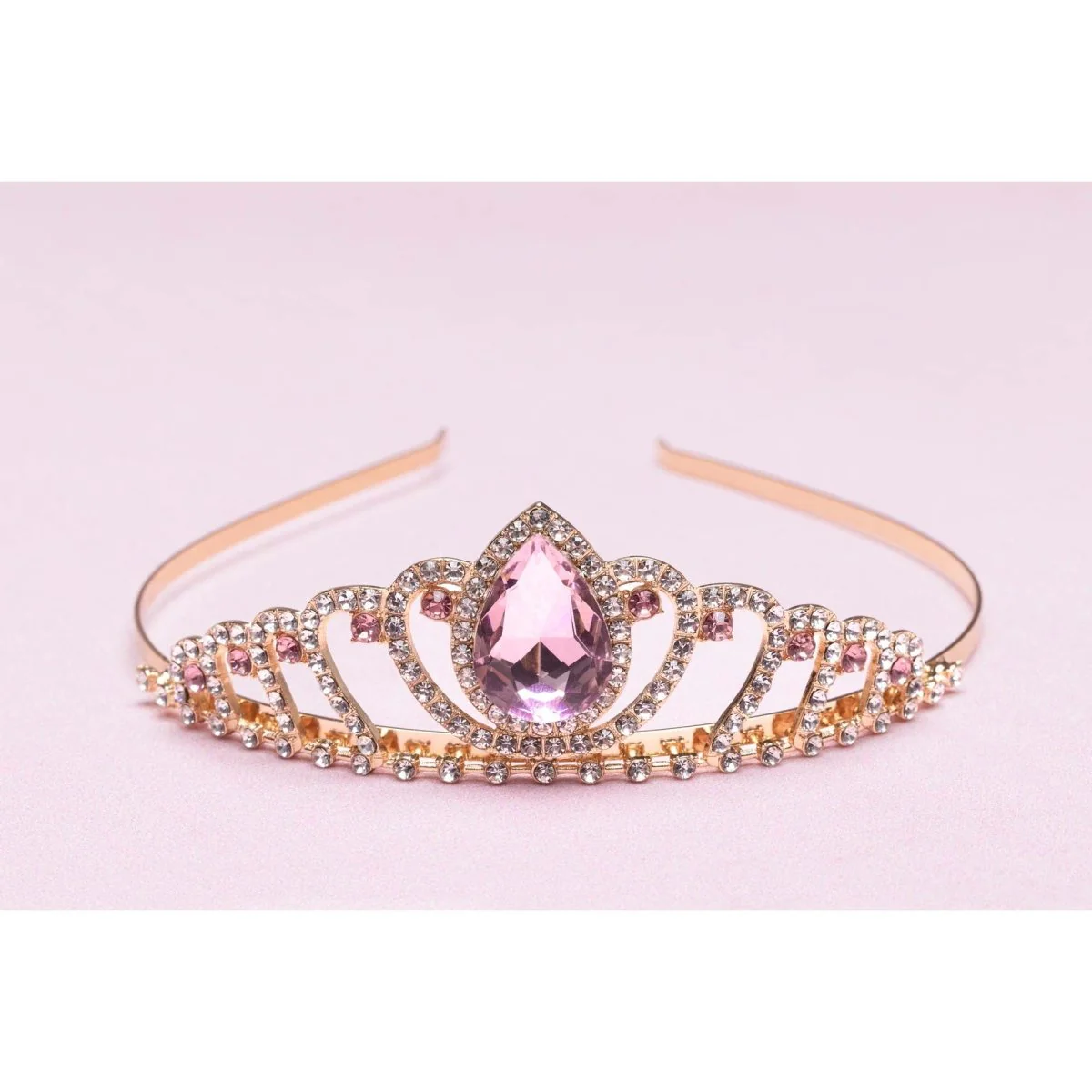 Boutique Regal Pink Tiara for kids, 1 count