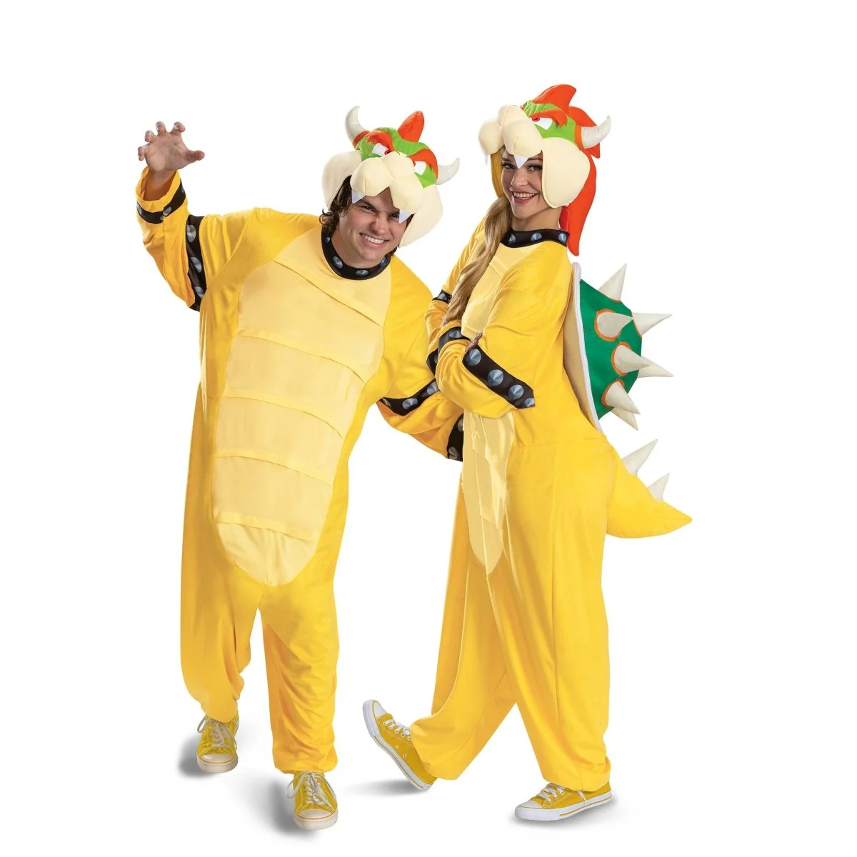Bowser Jumpsuit Costume for Adults, Super Mario Bros, Jumpsuit and Headpiece