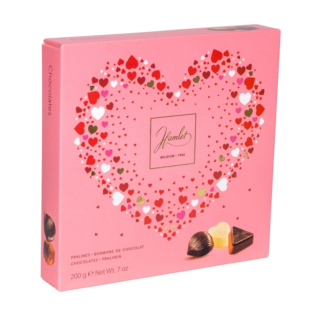 Box of Assorted Chocolate Praline, 200g, 1 Count