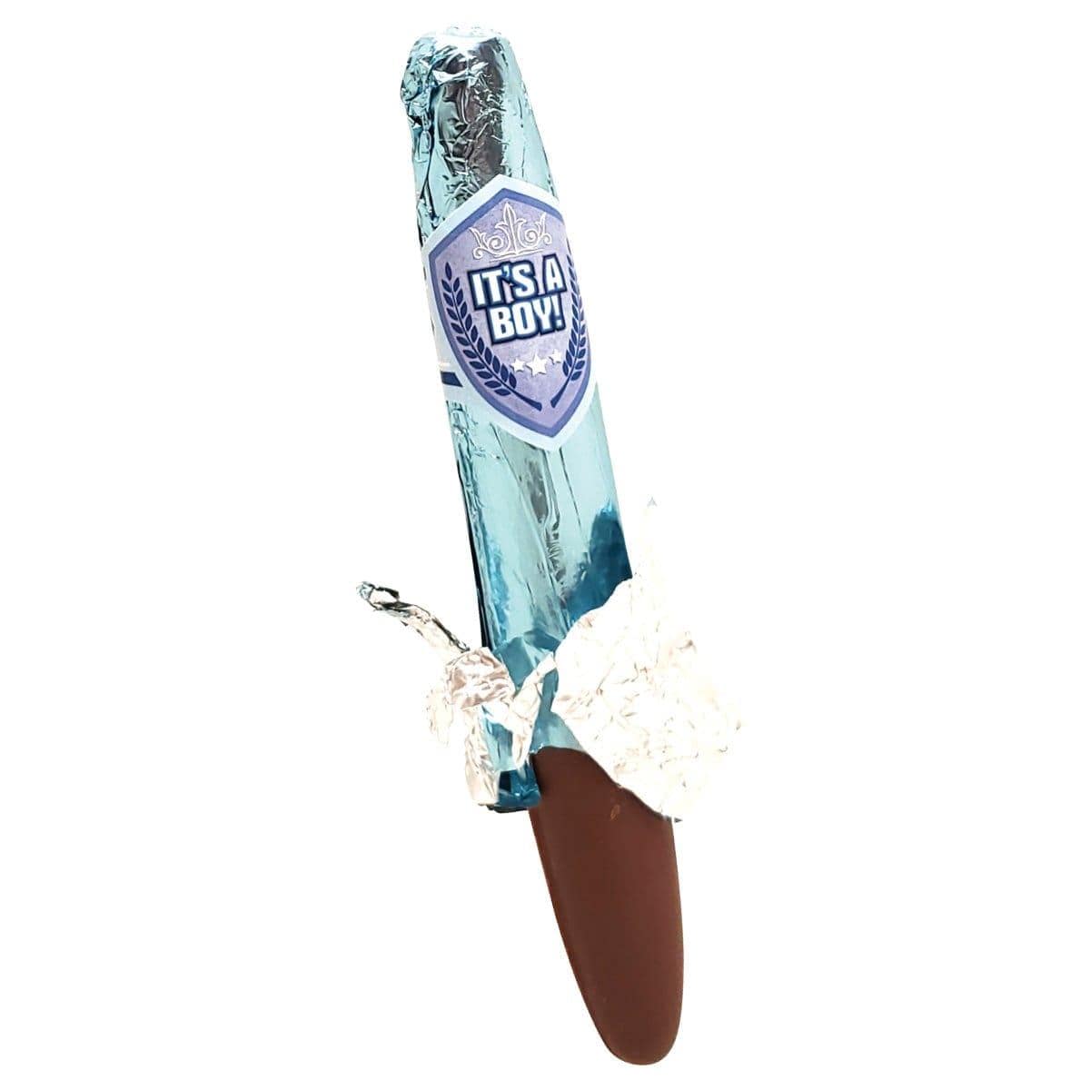 Boy Belgian Milk Chocolate Cigar, 10 Count - Image 3