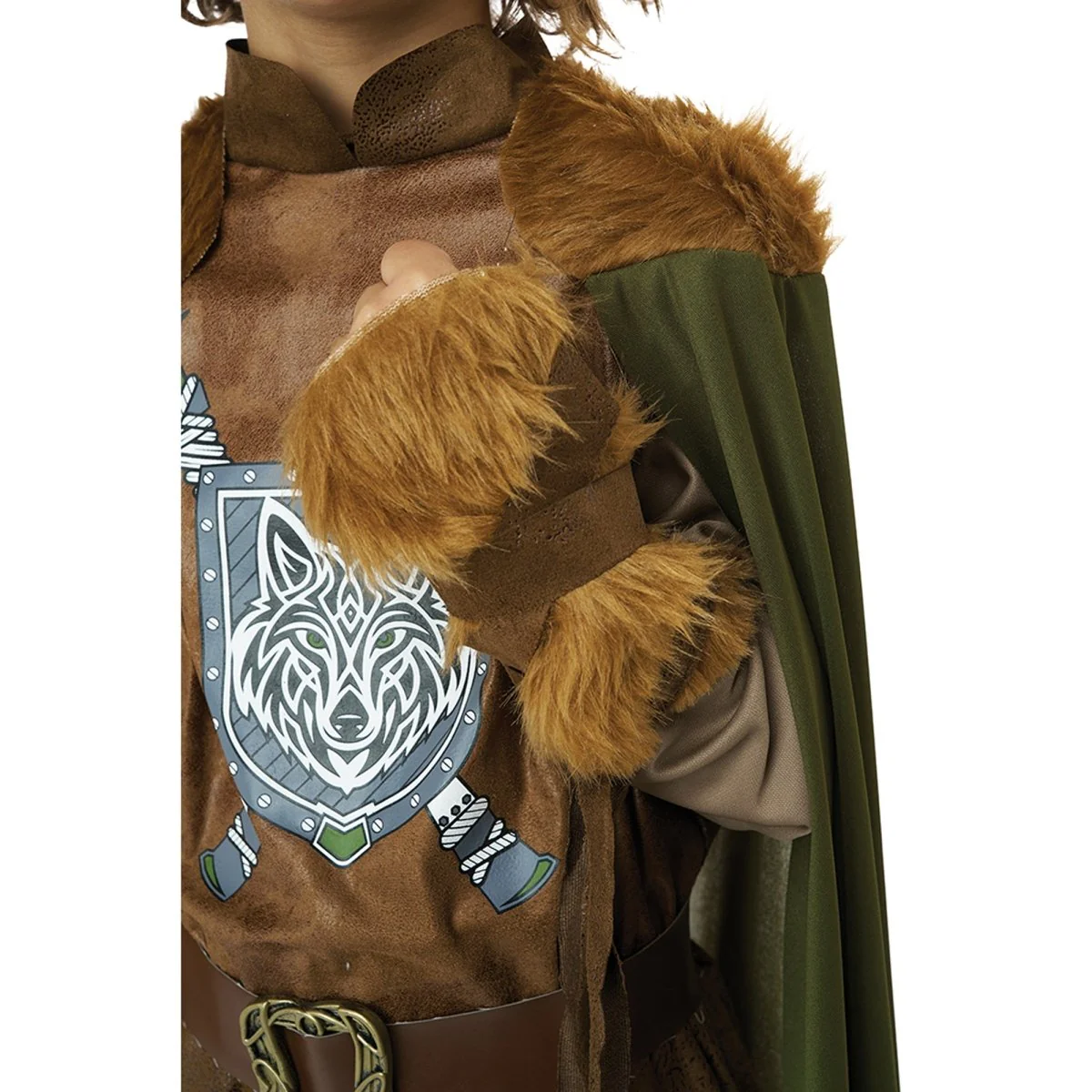 Brave Viking Costume for Kids, Tunic and Cape - Image 7