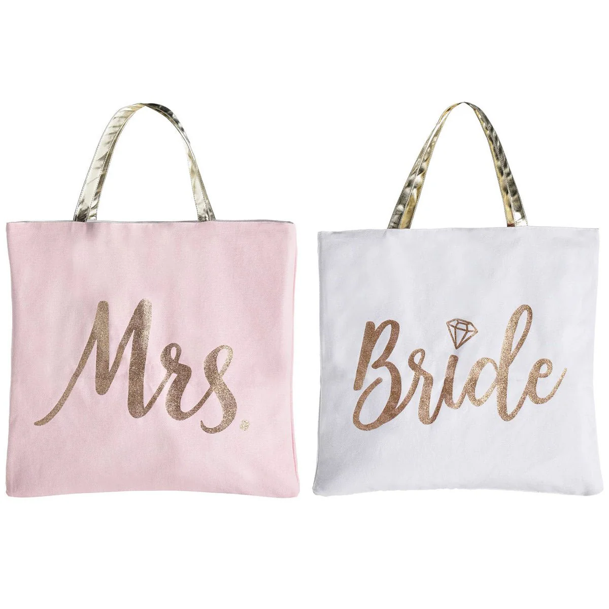 Bridal Shower Reversible Tote Bag, Luxurious Shower Collection