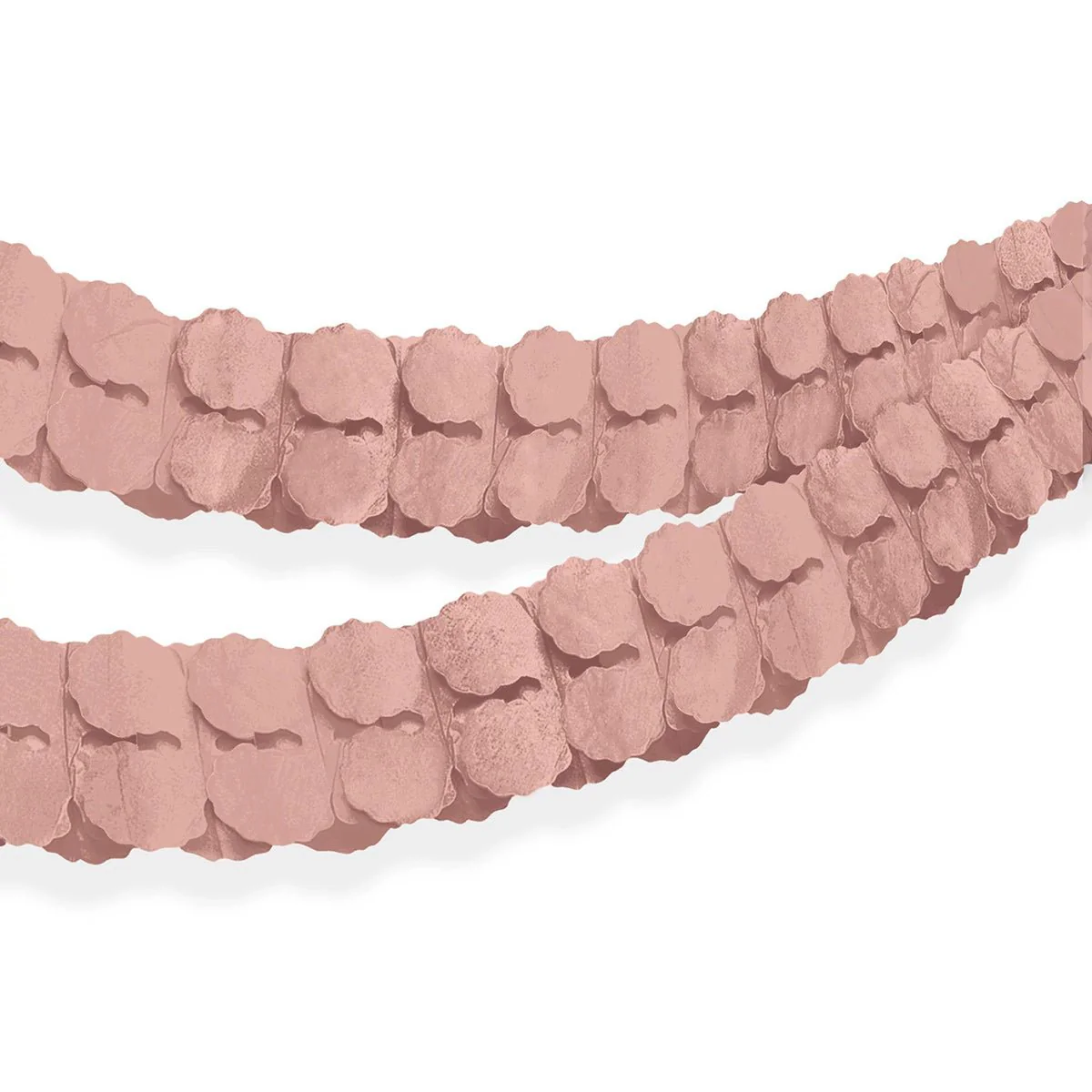 Bridal Shower Rose Gold Paper Garland, Luxurious Shower Collection, 12 Inches