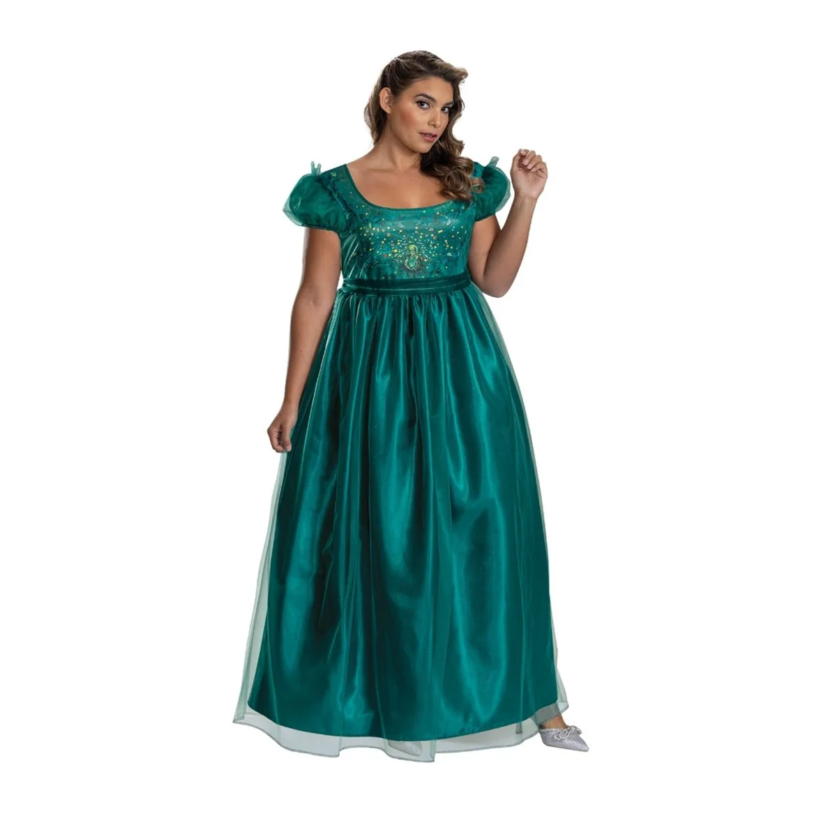 Bridgerton Penelope Classic Costume for Adults, Emerauld Green Dress