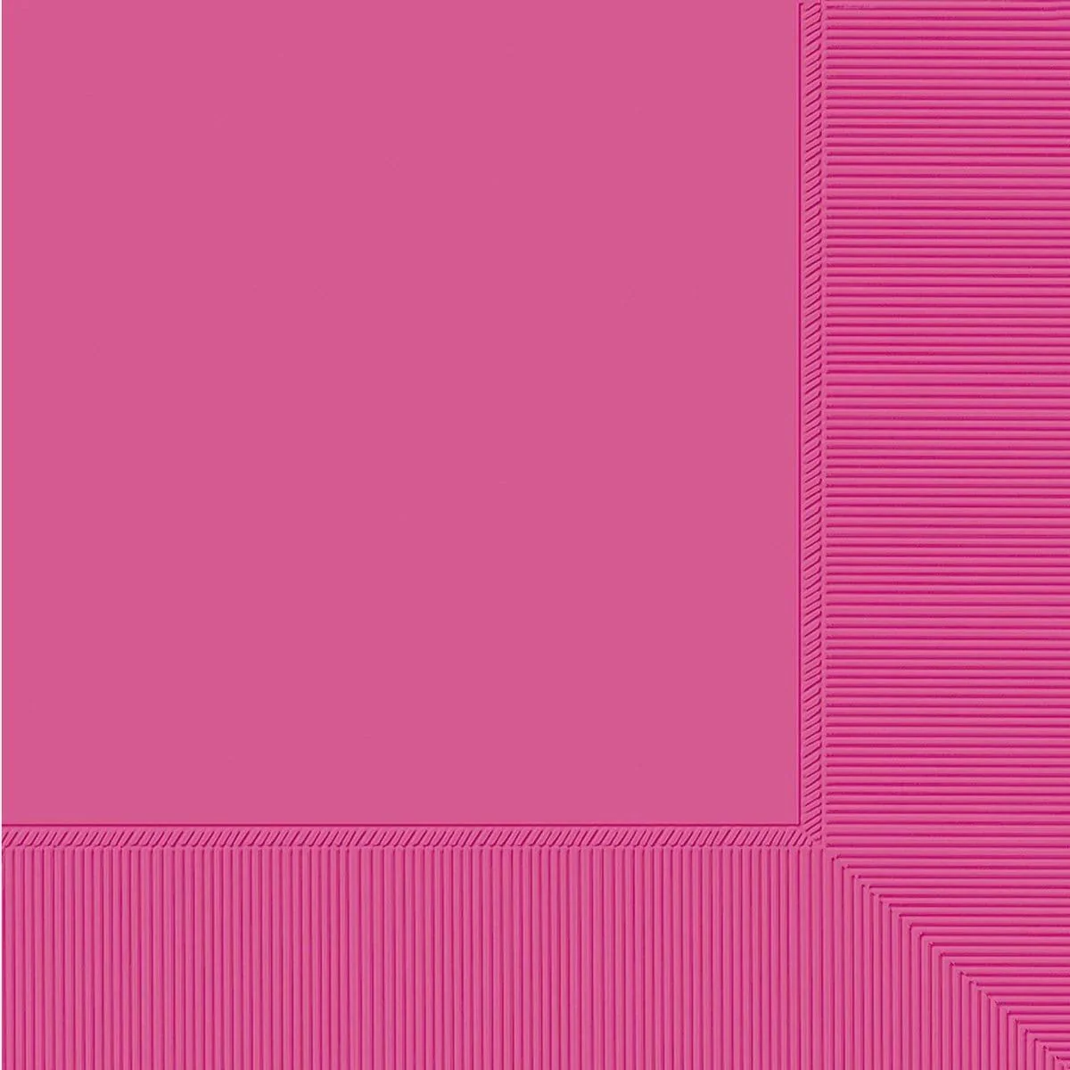 Bright Pink Dinner Napkins, 40 Count