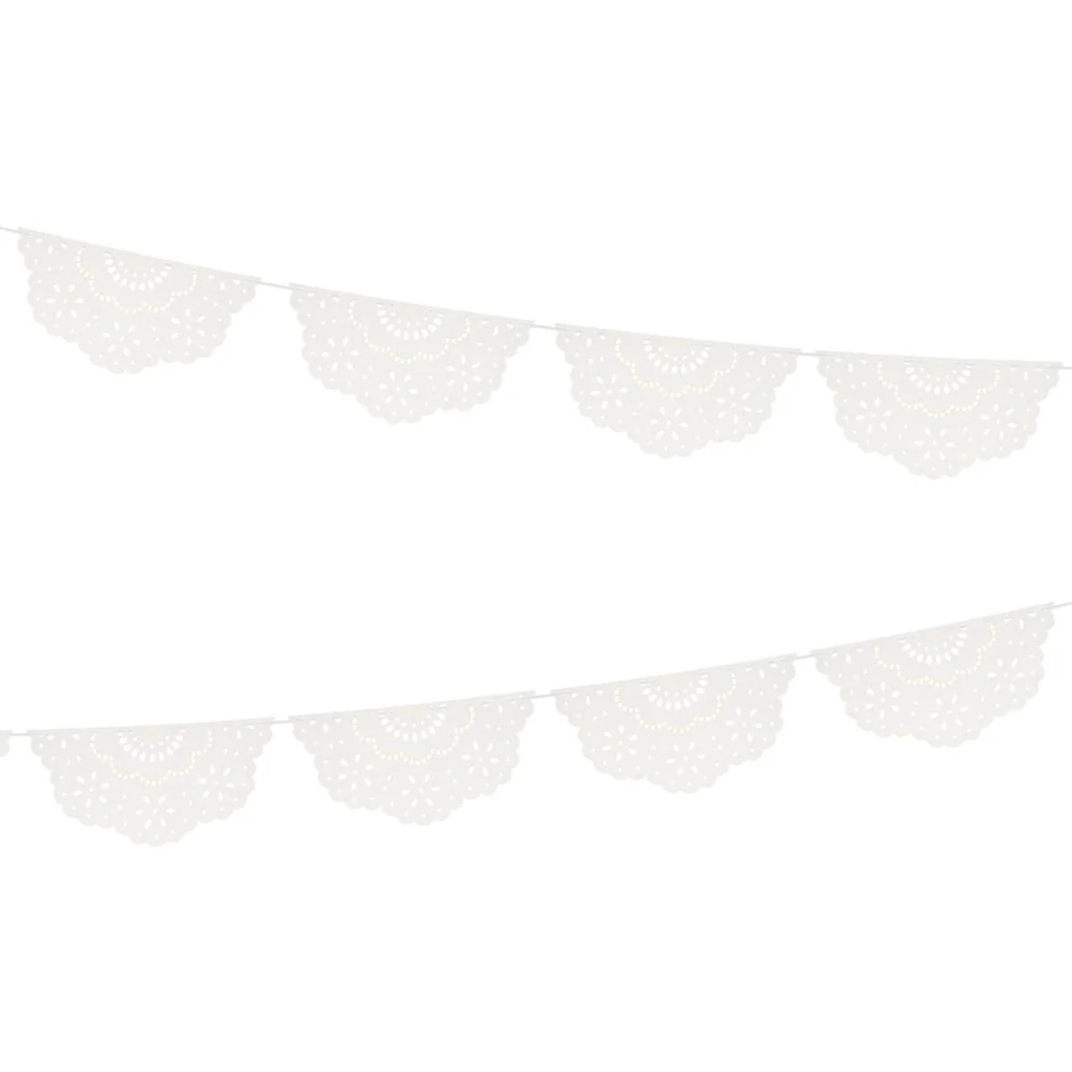 Broderie Anglaise Pennant Banner, 156 Inches, 1 Count