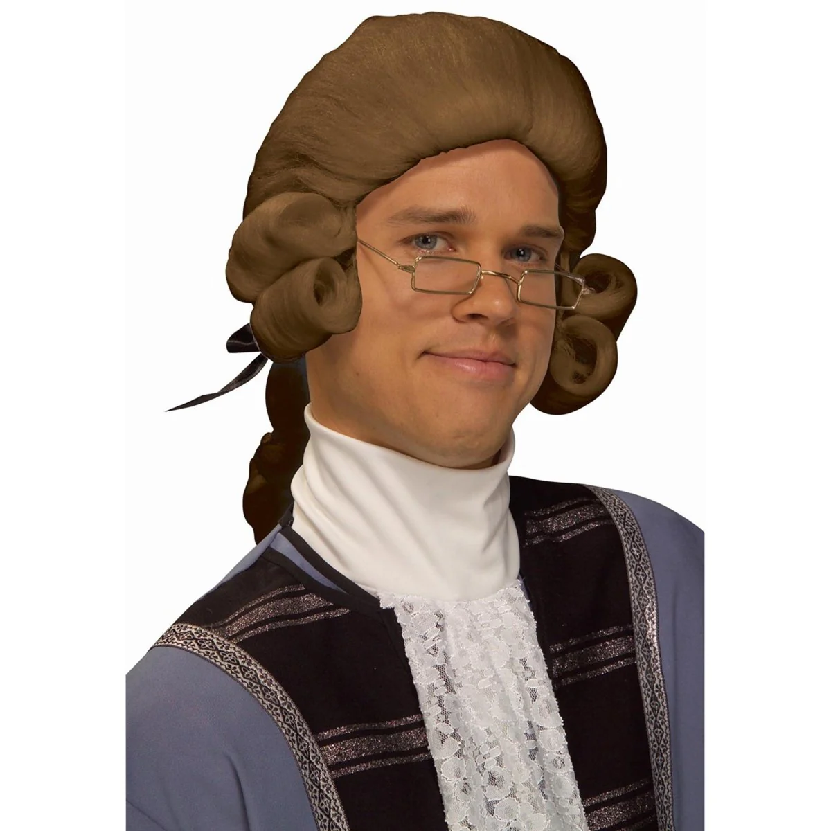 Brown Colonial Wig for Adults
