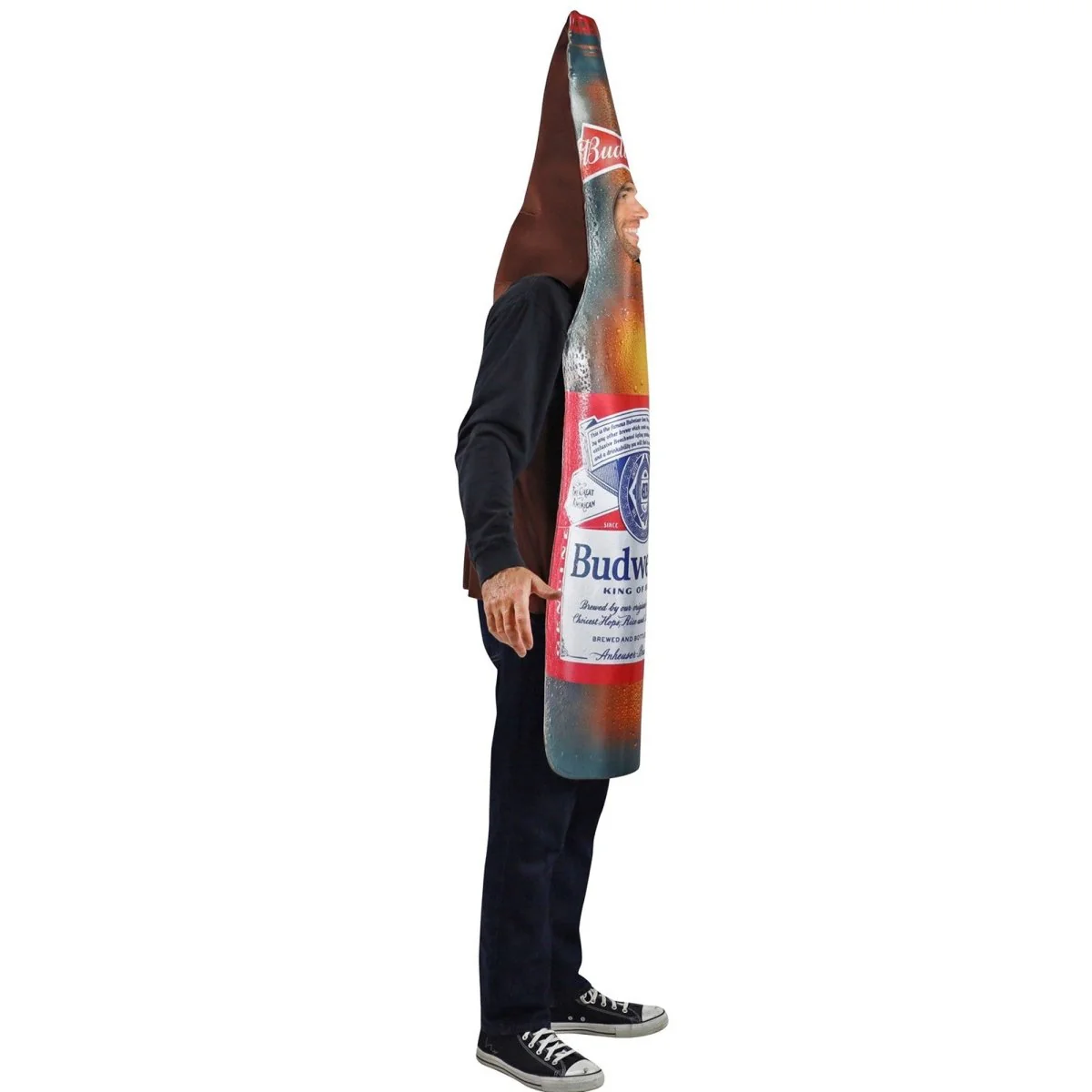 Budweiser Bottle Costume for Adults - Image 2