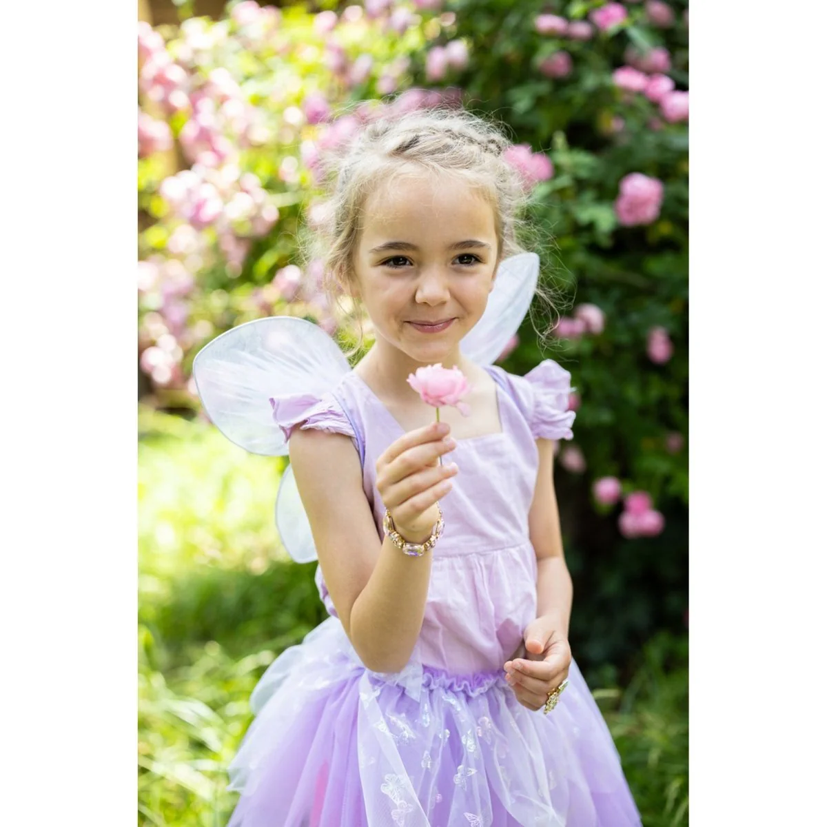 Butterfly Accessory Kit for Kids, Purple, Skirt, Wings and Wand - Image 2