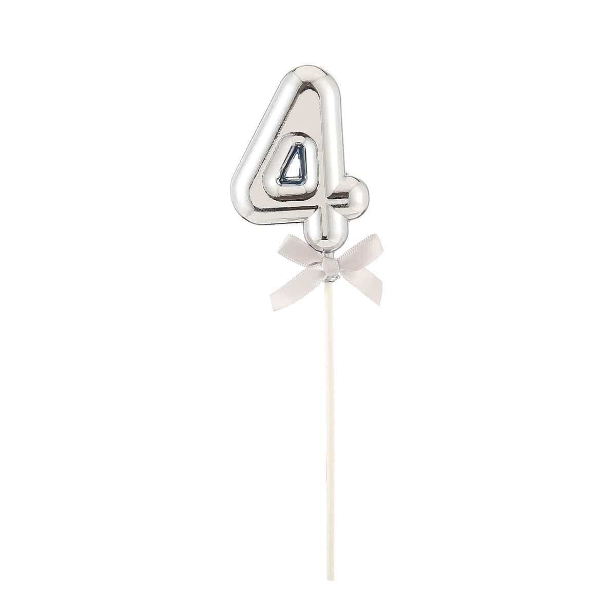 Cake Topper #4, Silver