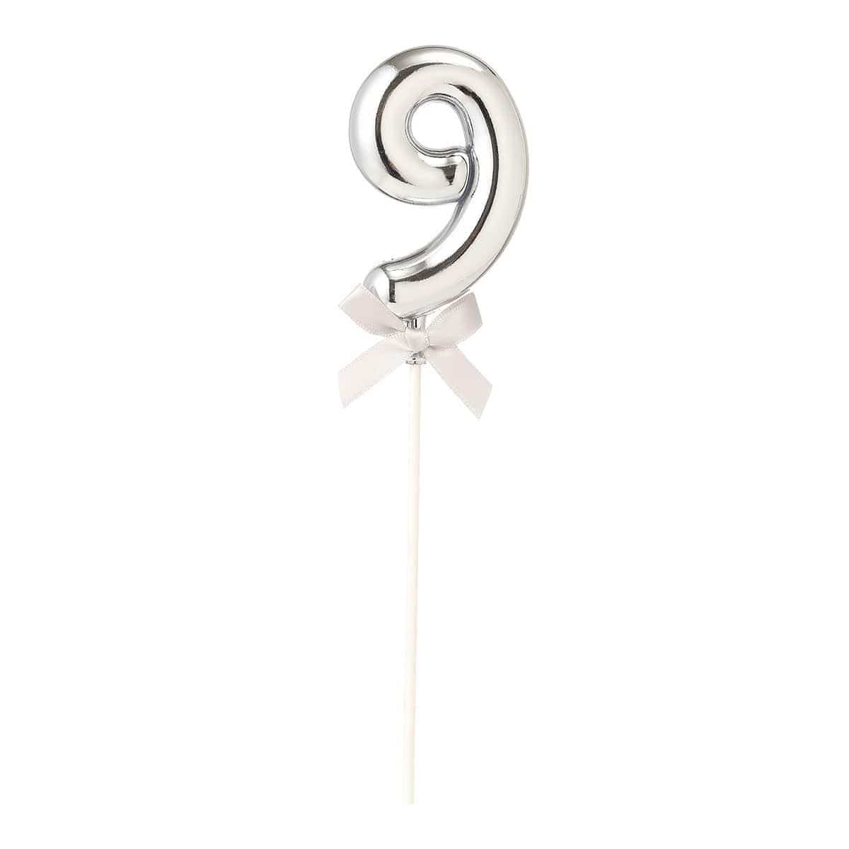 Cake Topper #9, Silver