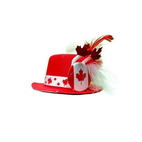Canada - Mini Top Hat With Feathers