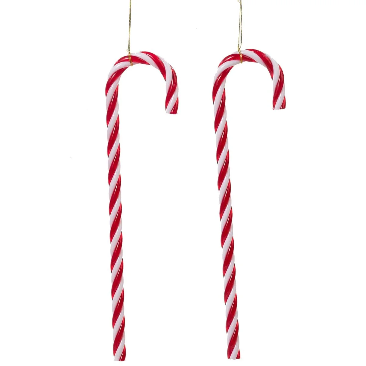 Candy Cane Ornaments, 7 Inches, 12 Count